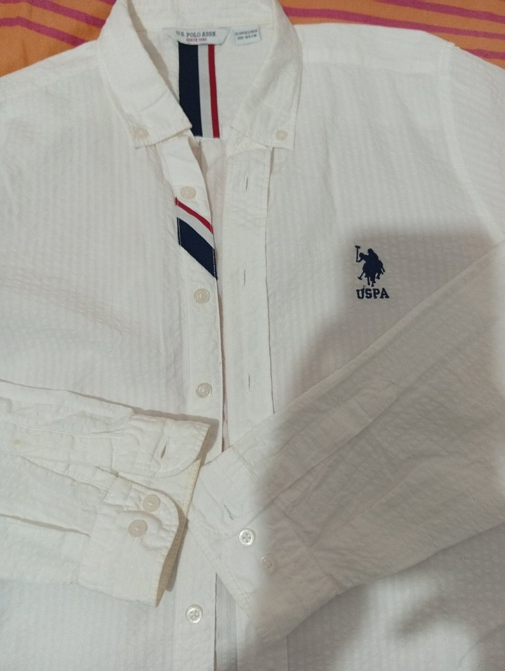 Erkek Beyaz Uzun Kollu Pamuklu Gömlek - Görsel 2