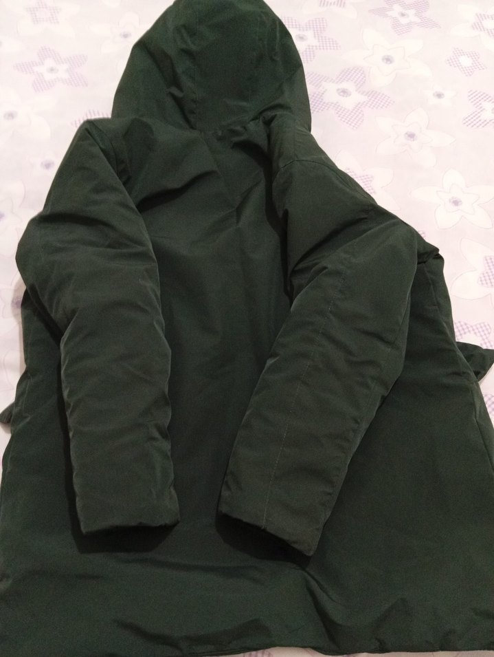 Kapüşonlu Siyah Erkek Mont - Görsel 3