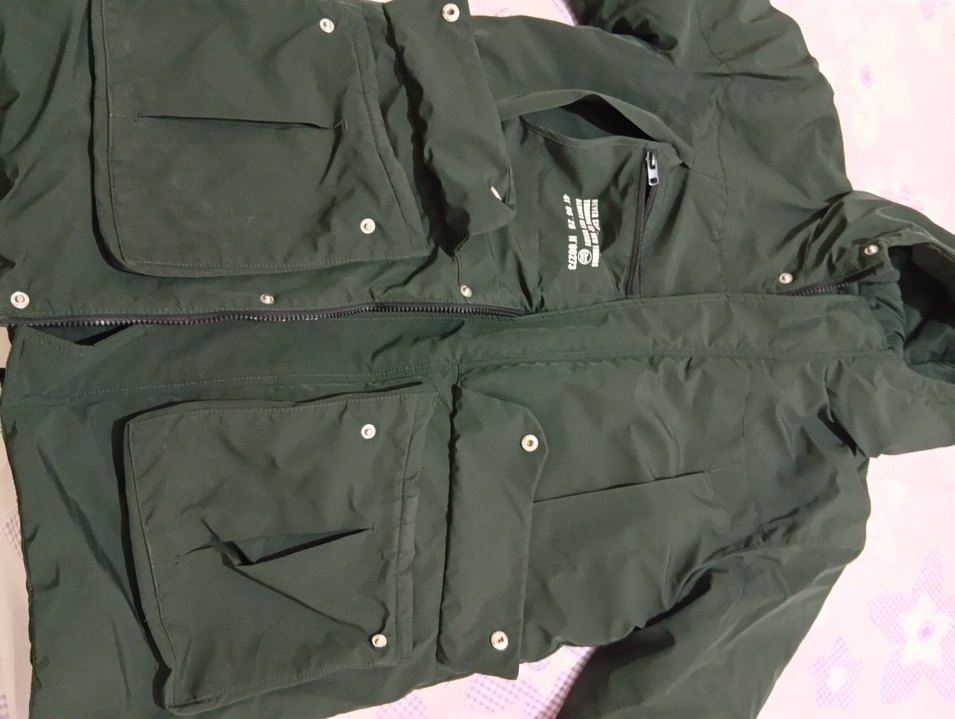 Kapüşonlu Siyah Erkek Mont - Görsel 2