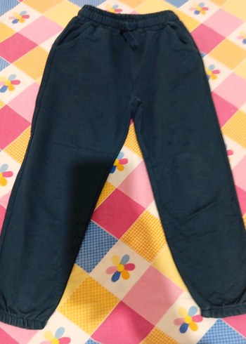 Erkek Çocuk Gri ve Lacivert Rahat Pantolon - Görsel 6