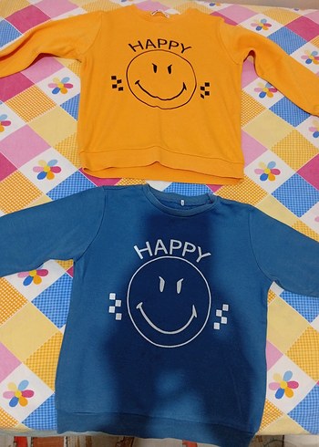 Renkli Baskılı Erkek Çocuk Sweatshirt - Görsel 2