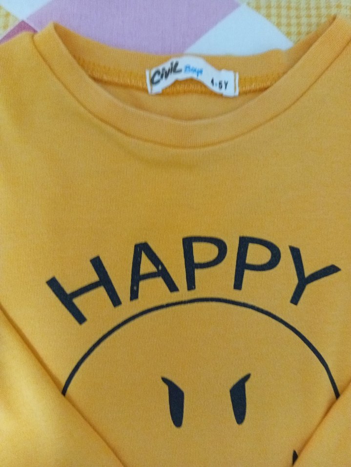 Renkli Baskılı Erkek Çocuk Sweatshirt - Görsel 3