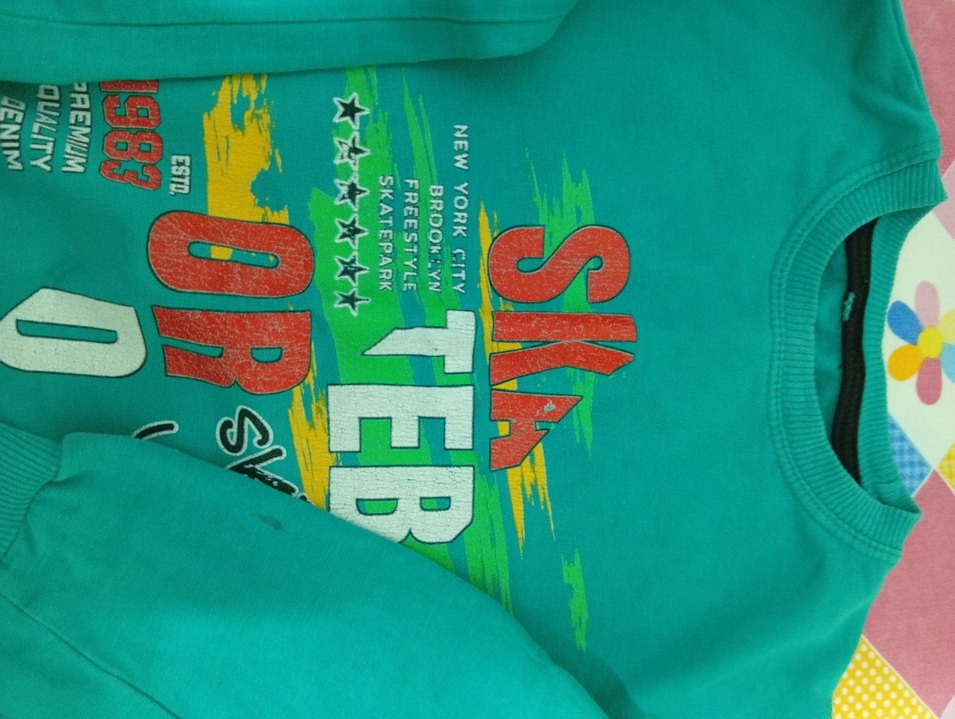 Renkli Baskılı Erkek Çocuk Eşofman Takımı - Görsel 2