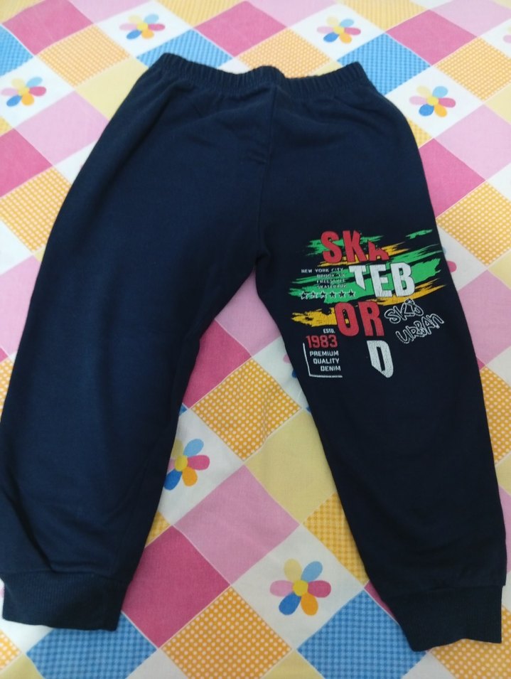 Renkli Baskılı Erkek Çocuk Eşofman Takımı - Görsel 3