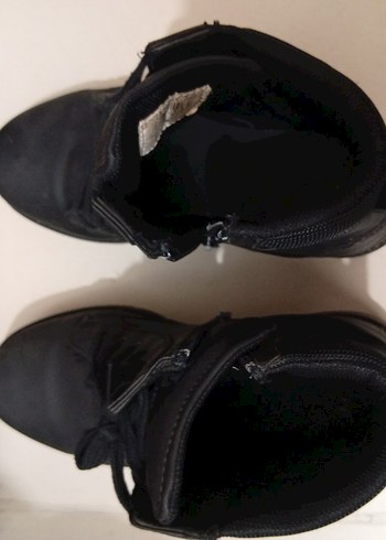 Siyah Erkek Kemerli Sokak Stili Botları - Görsel 8