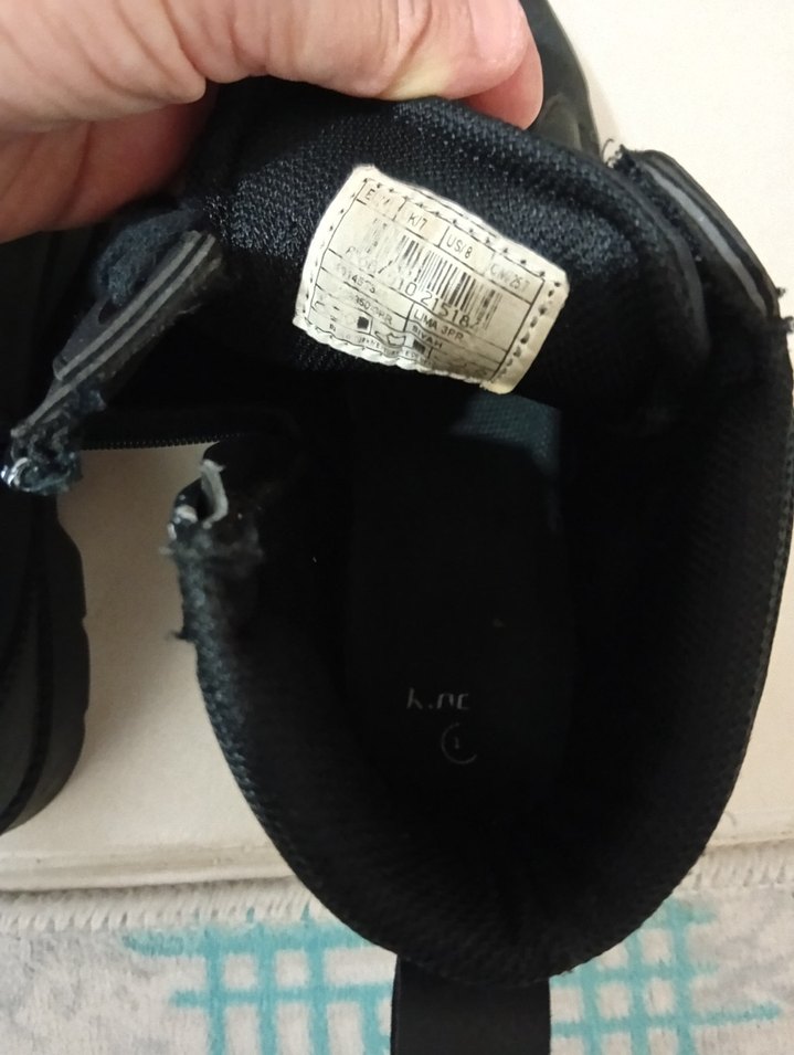 Siyah Erkek Kemerli Sokak Stili Botları - Görsel 4