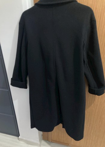 Bershka Siyah Uzun Klasik Kaban
