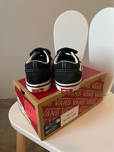 25 Beden siyah Renk Çocuk Vans spor ayakkabı