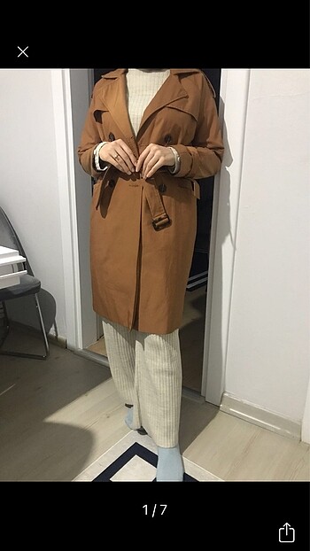 Taba trençkot koton