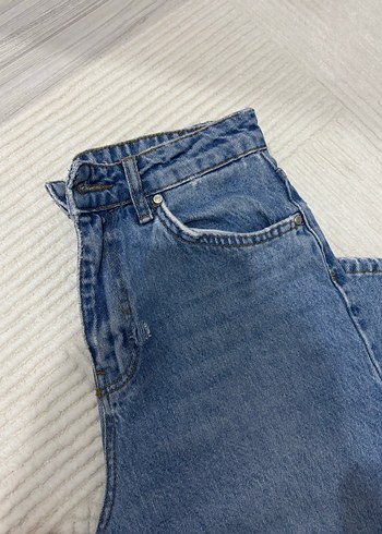Kadın Mavi Regular  Denim Pantolon - Görsel 2