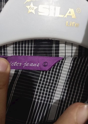 Düğmeli Ekose Desenli Gri Midi - Görsel 3