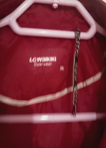 Bordo Kadın  Düğmeli Trençkot - Görsel 4