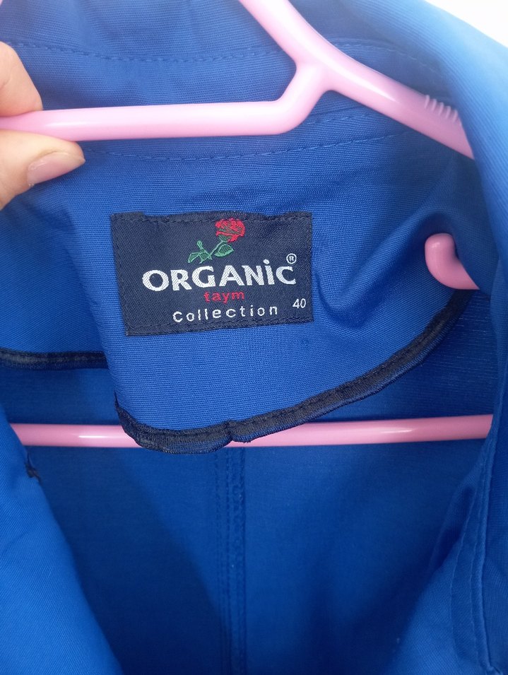 Mavi Kadın Uzun Düğmeli Trençkot - Görsel 3