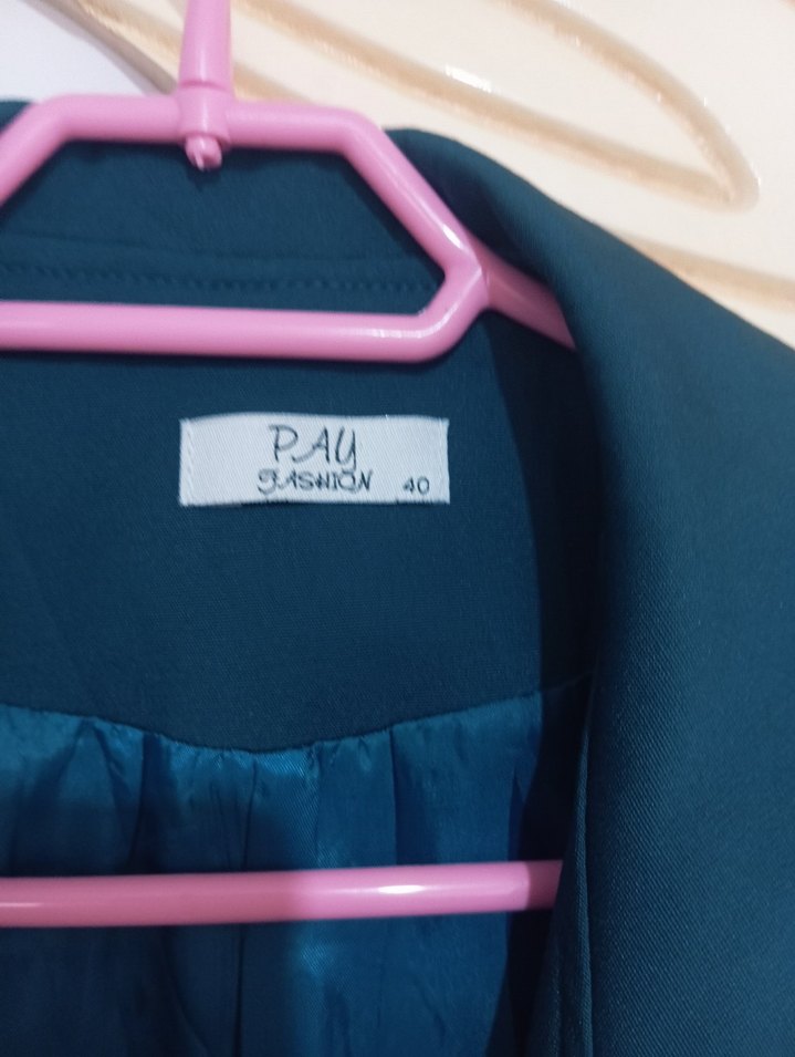 Düğmeli  Kadın Trençkot - Görsel 2