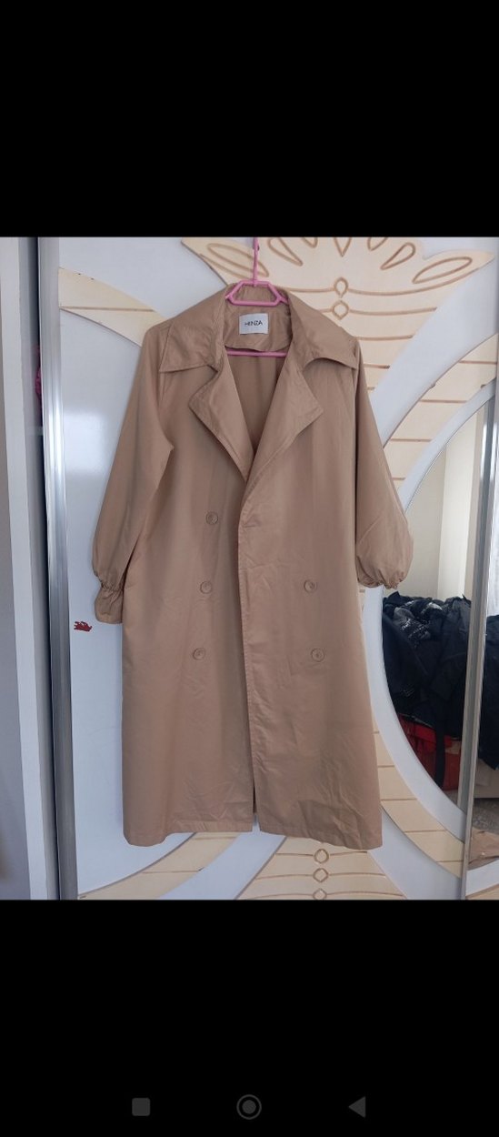 kırem Kadın Uzun Düğmeli Trençkot - Görsel 2