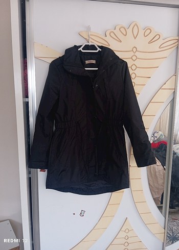 Düğmeli Siyah Kadın Ceket - Görsel 2