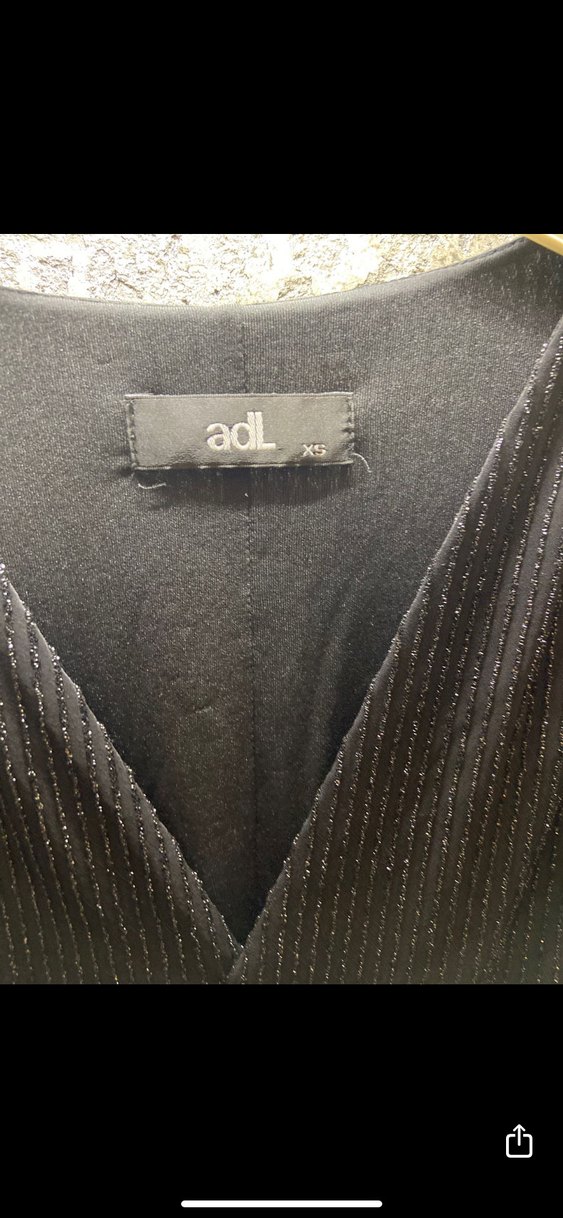 Uzun Kollu Drapeli Siyah Gotik Elbise - Görsel 4