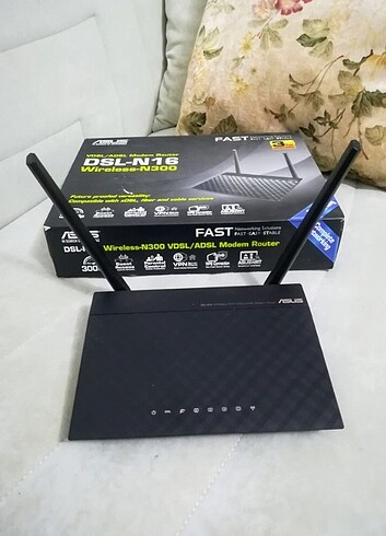(SATİLMİSTİR) ASUS VDSL/ADSL MODEM ROUTER DSL-N16 WİRELESS N300