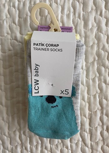 LCW Baby Erkek Çocuk 5'li Desenli Patik Çorap 3/4 yaş - Görsel 3