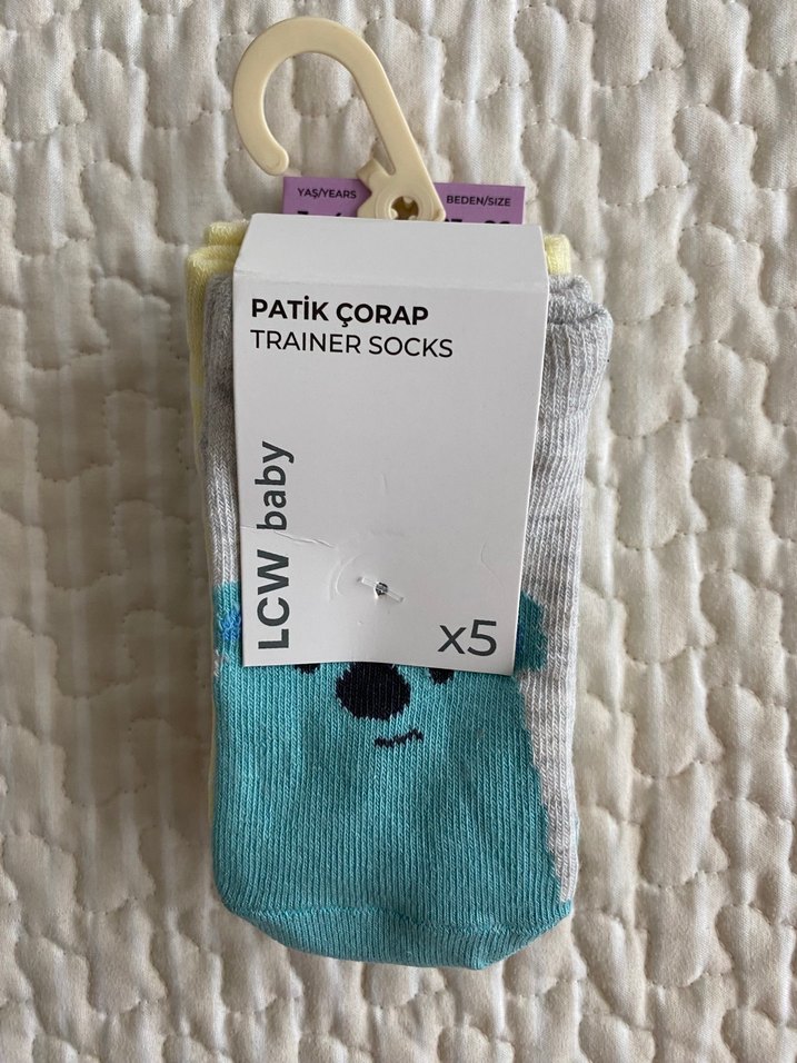 LCW Baby Erkek Çocuk 5'li Desenli Patik Çorap 3/4 yaş - Görsel 3