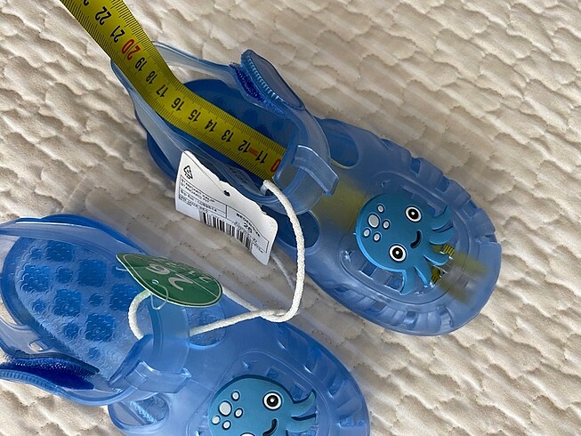 26 Beden mavi Renk Sandalet 26 numara