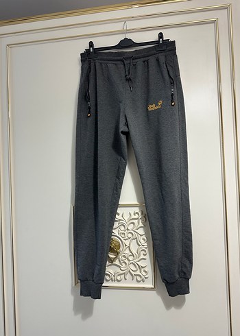 l/xl Beden Gri Nakışlı Fermuarlı Erkek Outdoor Eşofman