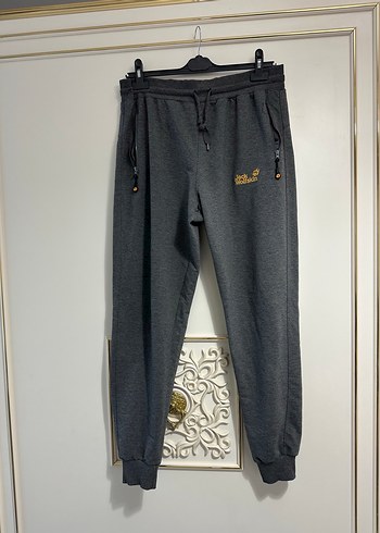 l/xl Beden gri Renk Gri Nakışlı Fermuarlı Erkek Outdoor Eşofman