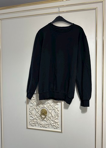 Diğer Siyah Oversize Kadın Sweatshirt