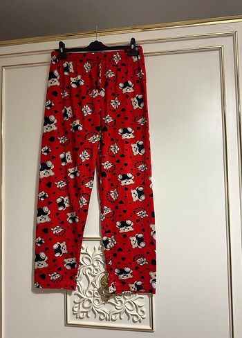 tek beden Beden Rahat Kesim Renkli Baskılı Erkek Pijama Altı