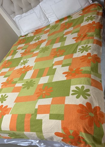 Çiçek Desenli Çok Renkli koltuk Örtüsü - Görsel 3