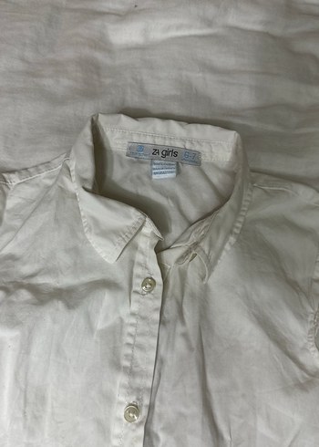 Kızlar için Siyah Kareli Kolsuz Gömlek - Görsel 6