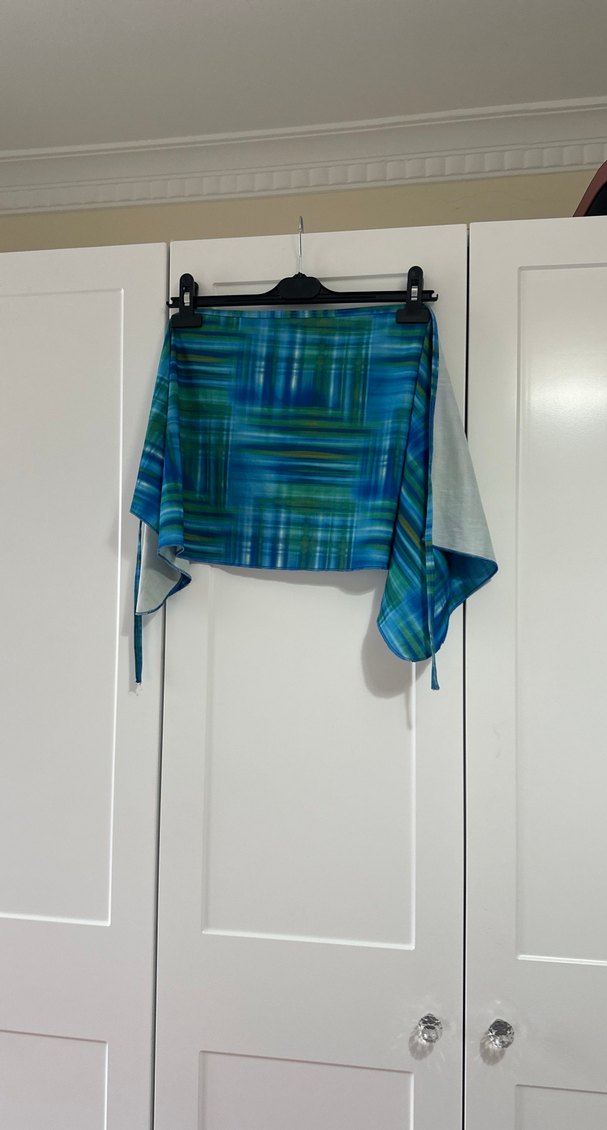 Mavi Bağcıklı pareo - Görsel 3