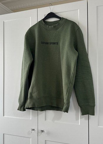 Yeşil Oversize Erkek Sweatshirt - Görsel 3