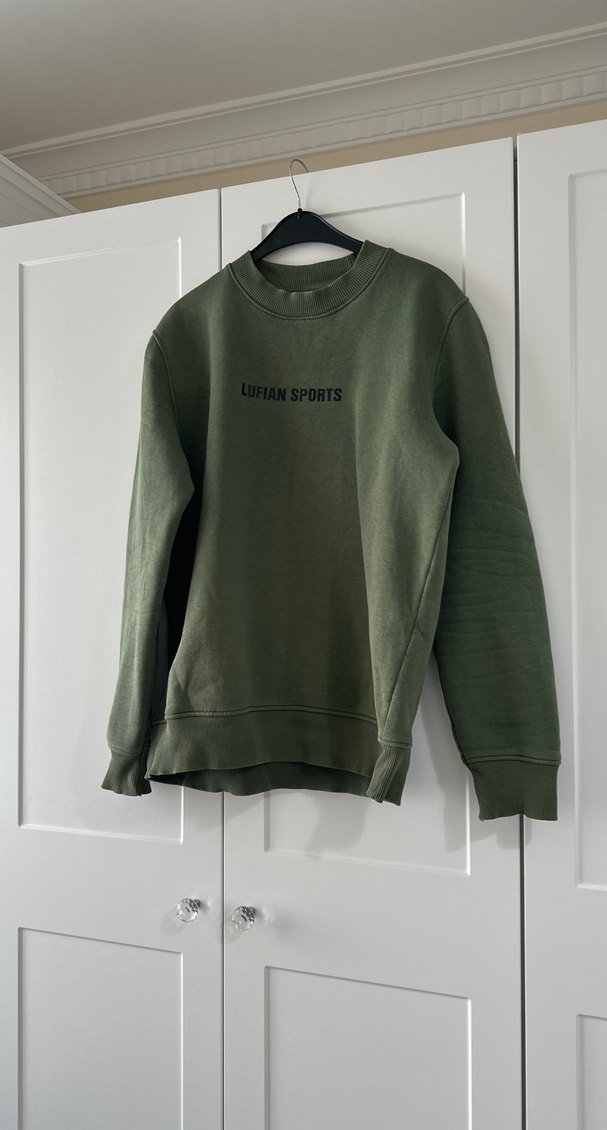Yeşil Oversize Erkek Sweatshirt - Görsel 3