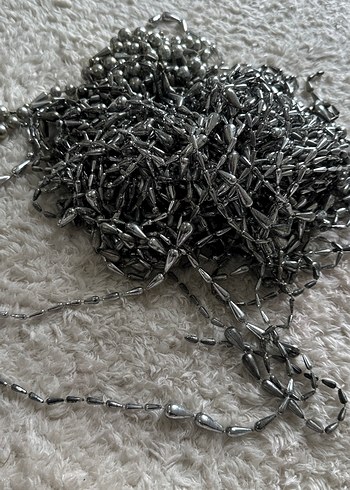 Gri Zincir Detaylı Kadın El Zinciri - Görsel 3