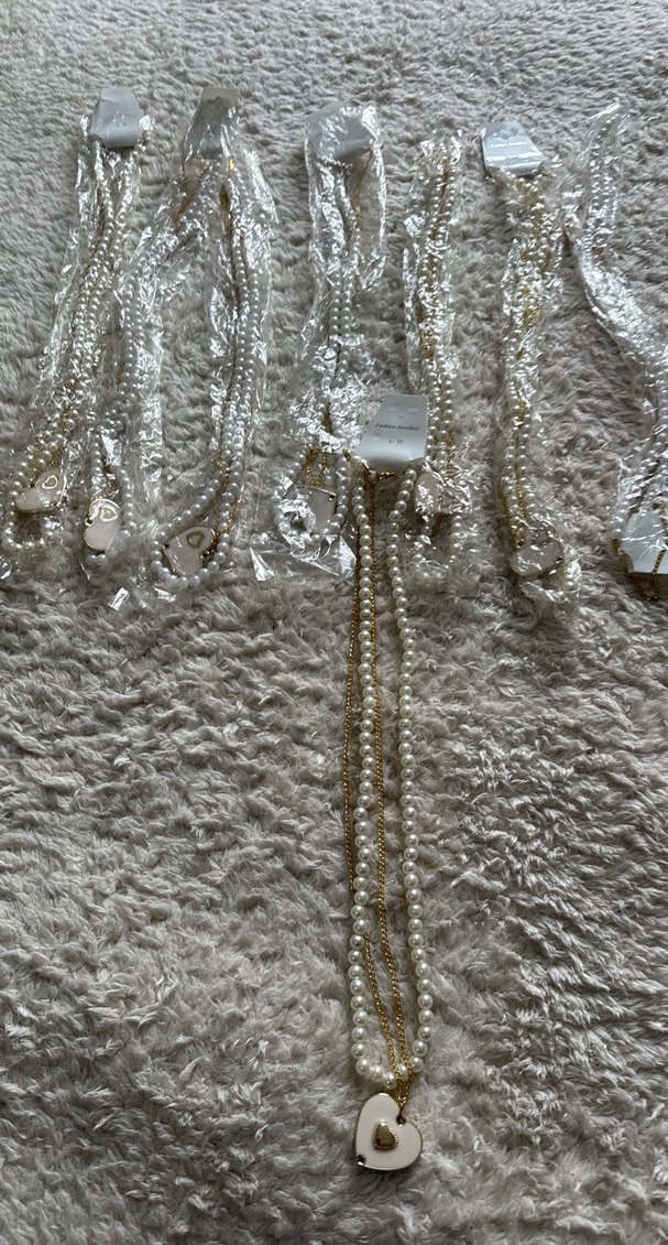 Boncuklu Bohem Kadın El Zinciri Beyaz Gri - Görsel 4