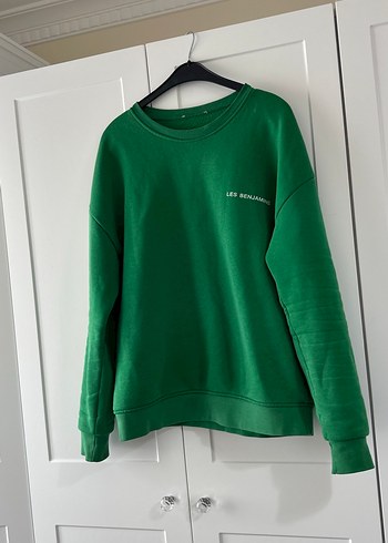 Yeşil Kadın Salaş Sweatshirt - Görsel 3