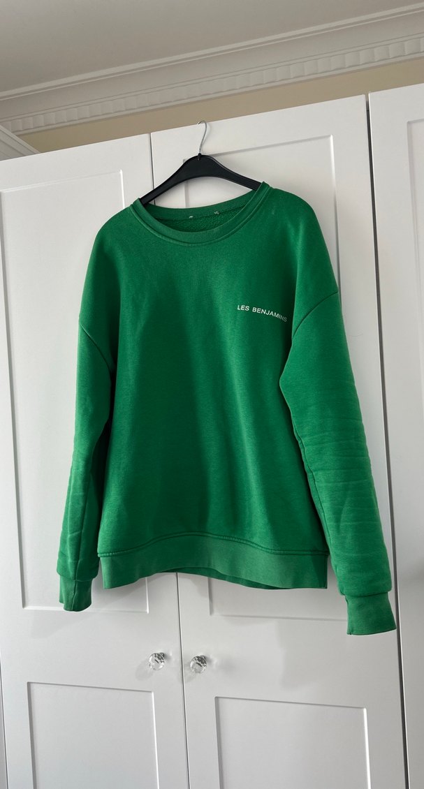 Yeşil Kadın Salaş Sweatshirt - Görsel 2