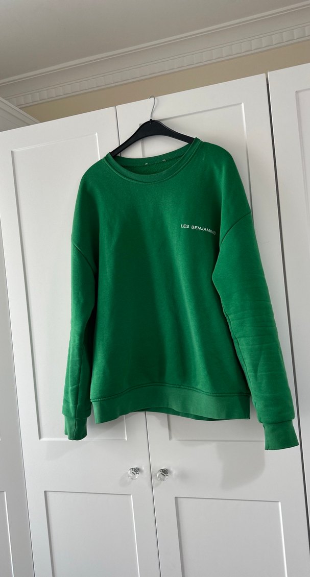 Yeşil Kadın Salaş Sweatshirt - Görsel 3