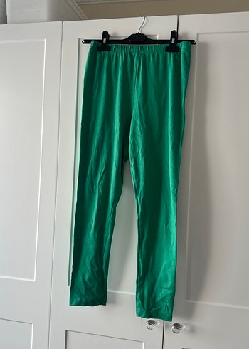 Parlak Yeşil Kadın Tayt - Görsel 3