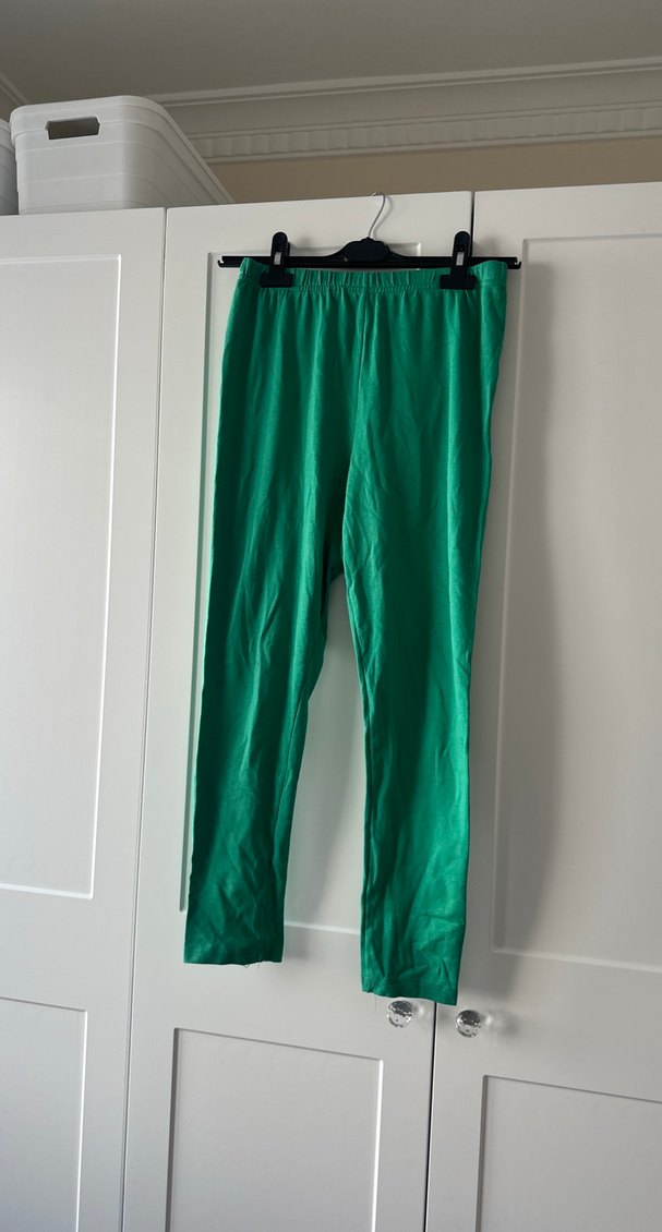 Parlak Yeşil Kadın Tayt - Görsel 3