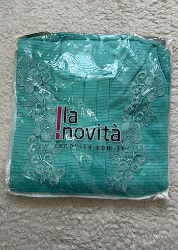 Turkuaz kadın kazak - Görsel 3