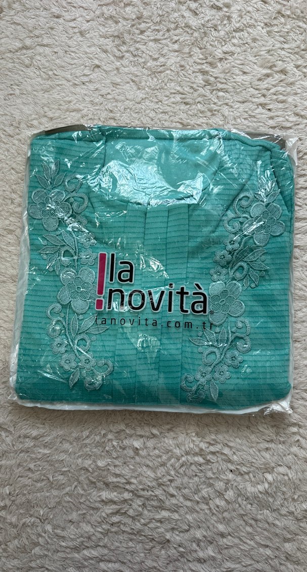 Turkuaz kadın kazak - Görsel 3