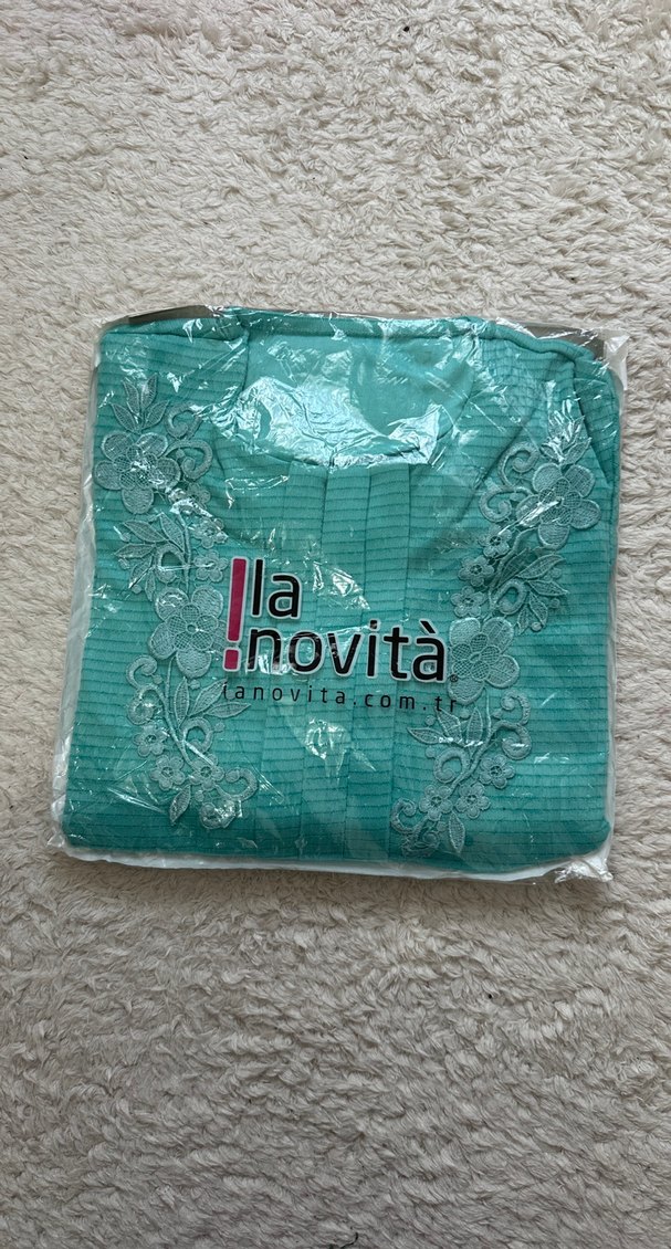 Turkuaz kadın kazak - Görsel 2