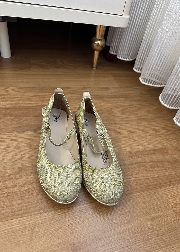 Kuz çocuk topuklu ayakkabısı - Görsel 3