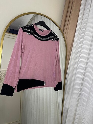Pembe likralı penye
