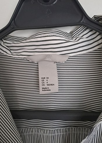 Gri Düğmeli Kadın Ofis Gömleği - Görsel 3