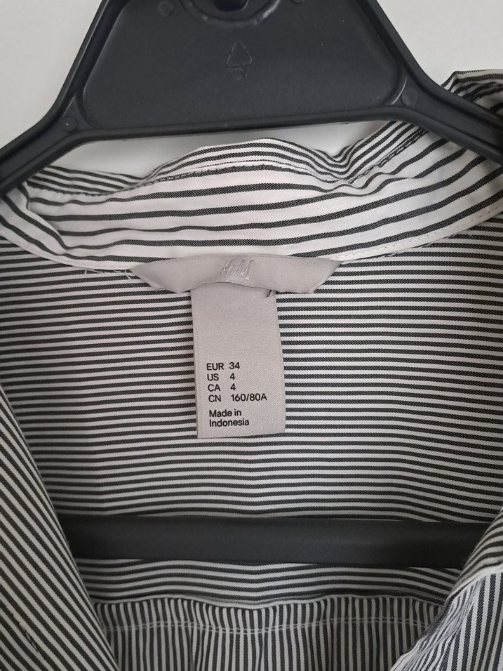 Gri Düğmeli Kadın Ofis Gömleği - Görsel 3