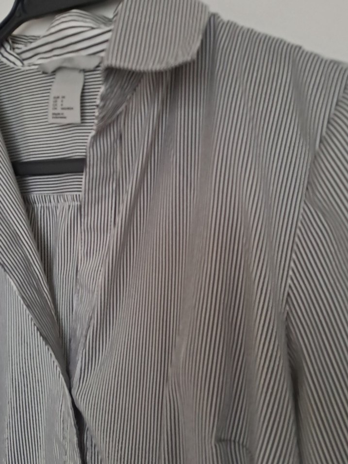 Gri Düğmeli Kadın Ofis Gömleği - Görsel 4