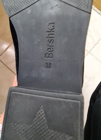 38 Beden Bershka kadife çorap çizme 